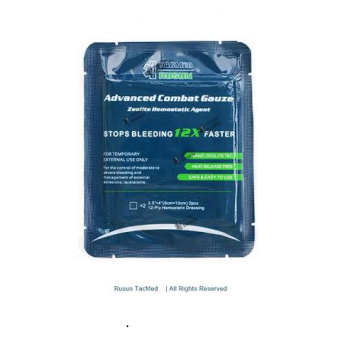 Гемостатик Rusun Tacmed Advanced combat gauze zeolite
