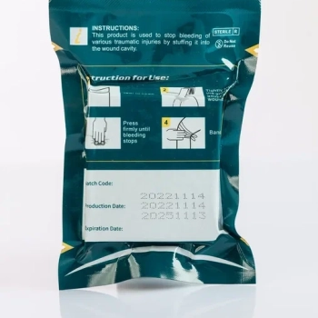 Гемостатик Rusun Tacmed Hitosan gemostatic gauze Z-fold