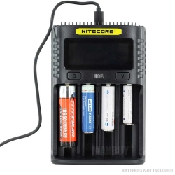 Быстрое зарядное устройство Nitecore UMS4 USB с четырьмя слотами